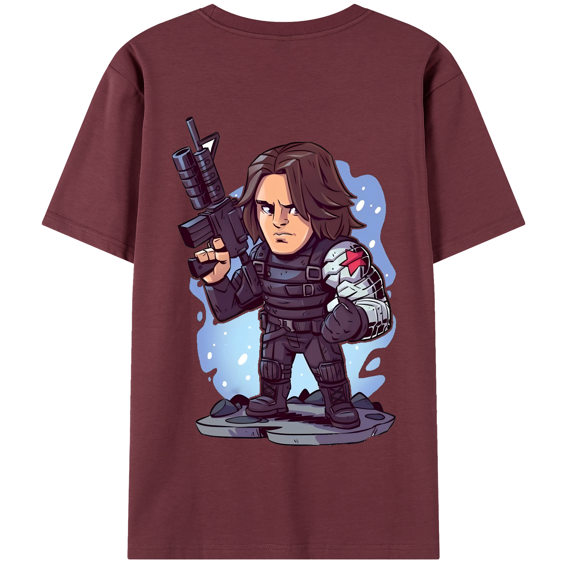 （画像用） アベンジャーズ The Avengers 綿100％半袖Tシャツ（背面プリント）